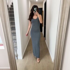 DISSH Old Money Minimalist Classy Maxi Knit Bodycon Dress M